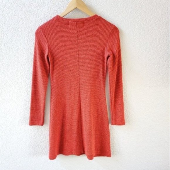 Christy Dawn red dead stock uncalled recycled fabric the Abbey sweater dress - Picture 5 of 14